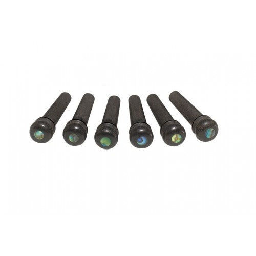 Taylor Bridge Pins - Ebony with Abalone