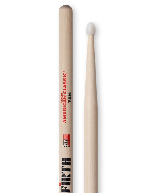 Vic Firth American Classic Hickory Nylon Tip Drumsticks 7AN