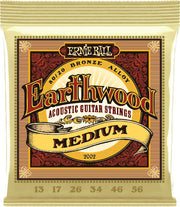 Medium Earthwood Phosphor Bronze Acoustic Guitar Strings 13-56 Gauge 2144